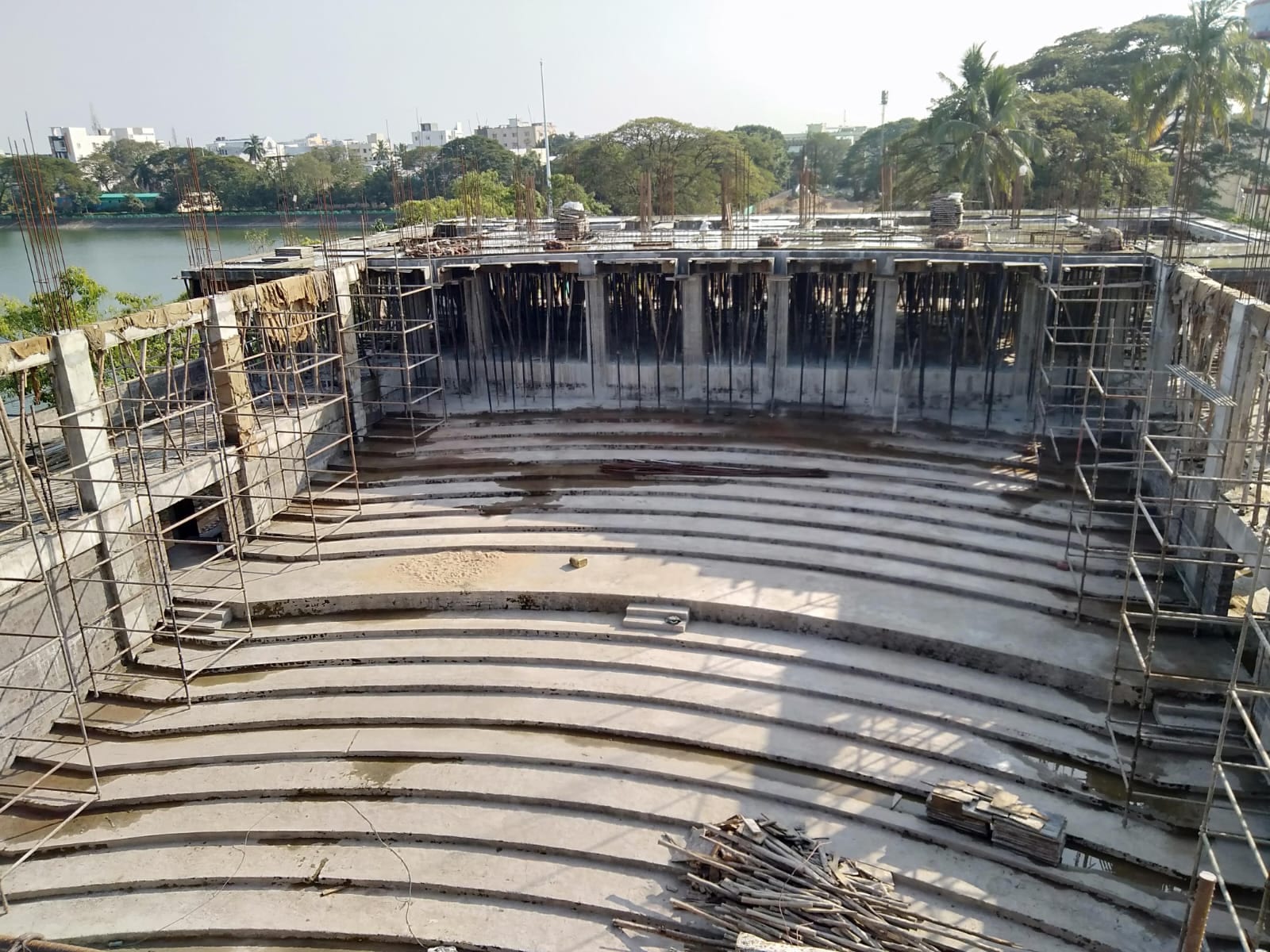 Commercial project site view