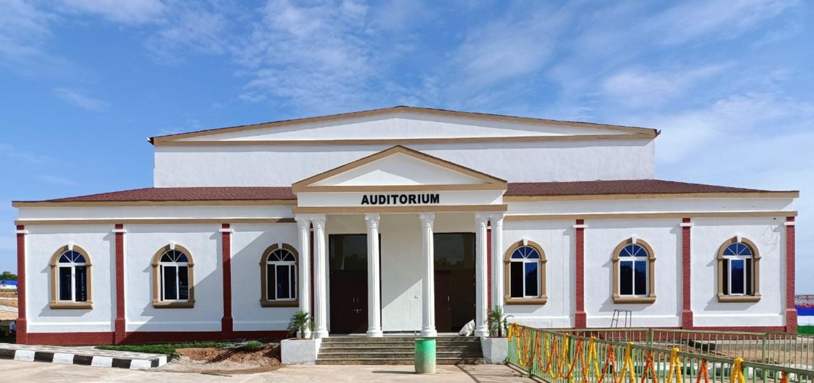 Public building structure exterior